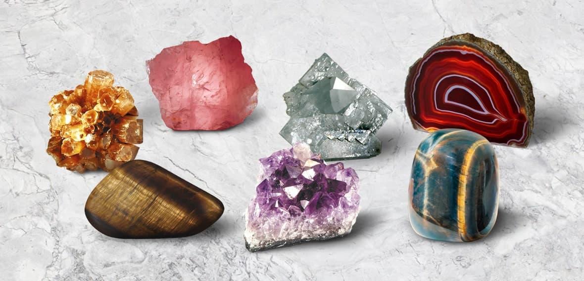 Коллекция минеральных камней, драгоценные камни от ДеАгостини